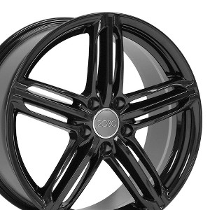 OE Wheels 18Inch Replica Wheel AU12 Fits Audi RS6 Rim 18x8 Black Wheel ET45 - 1 of 4