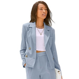 Women's Double Breasted Blazer - LASCANA - 1 of 4