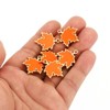 Unique Bargains Jewelry Making Bracelet Metal Elegant Leaf Pendants 40 Pcs - 4 of 4