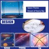 Etokfoks Rocket Ship Play Tent for Kids 53 in H x 40 in D Space Themed Pop Up Playhouse Indoor Outdoor Toy for Boys Girls 1 Piece - 3 of 4