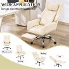 DYHOME Multi-Position Office Chair - PU Leather with Foldable Arms & Lumbar Support, Ergonomic for Home Office, Christmas Gift - 2 of 4