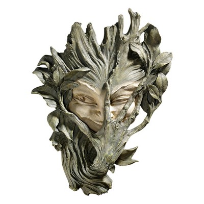 Design Toscano Bashful Wood Sprite Wall Sculpture