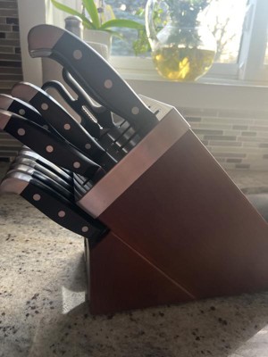 Henckels Forged Contour 14-Piece Self Sharpening Cutlery Block Set -  HapyDeals