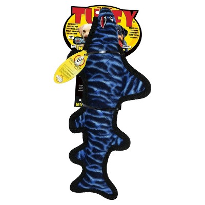 Tuffy's Ballistic Shark Pet Toy - Blue - M/L