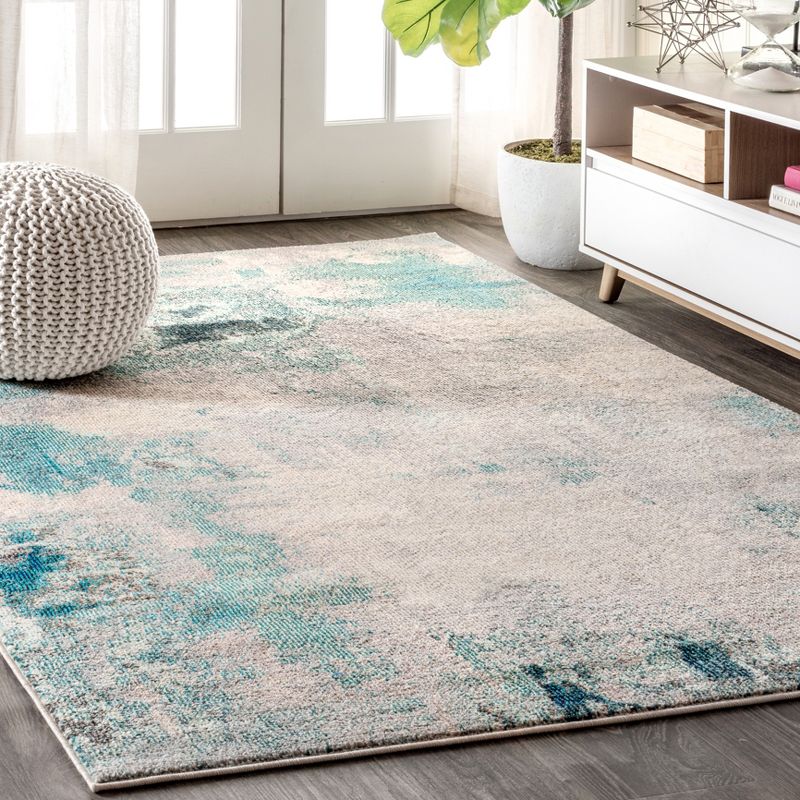 Contemporary POP Modern Abstract Vintage Area Rug - JONATHAN Y, 1 of 13
