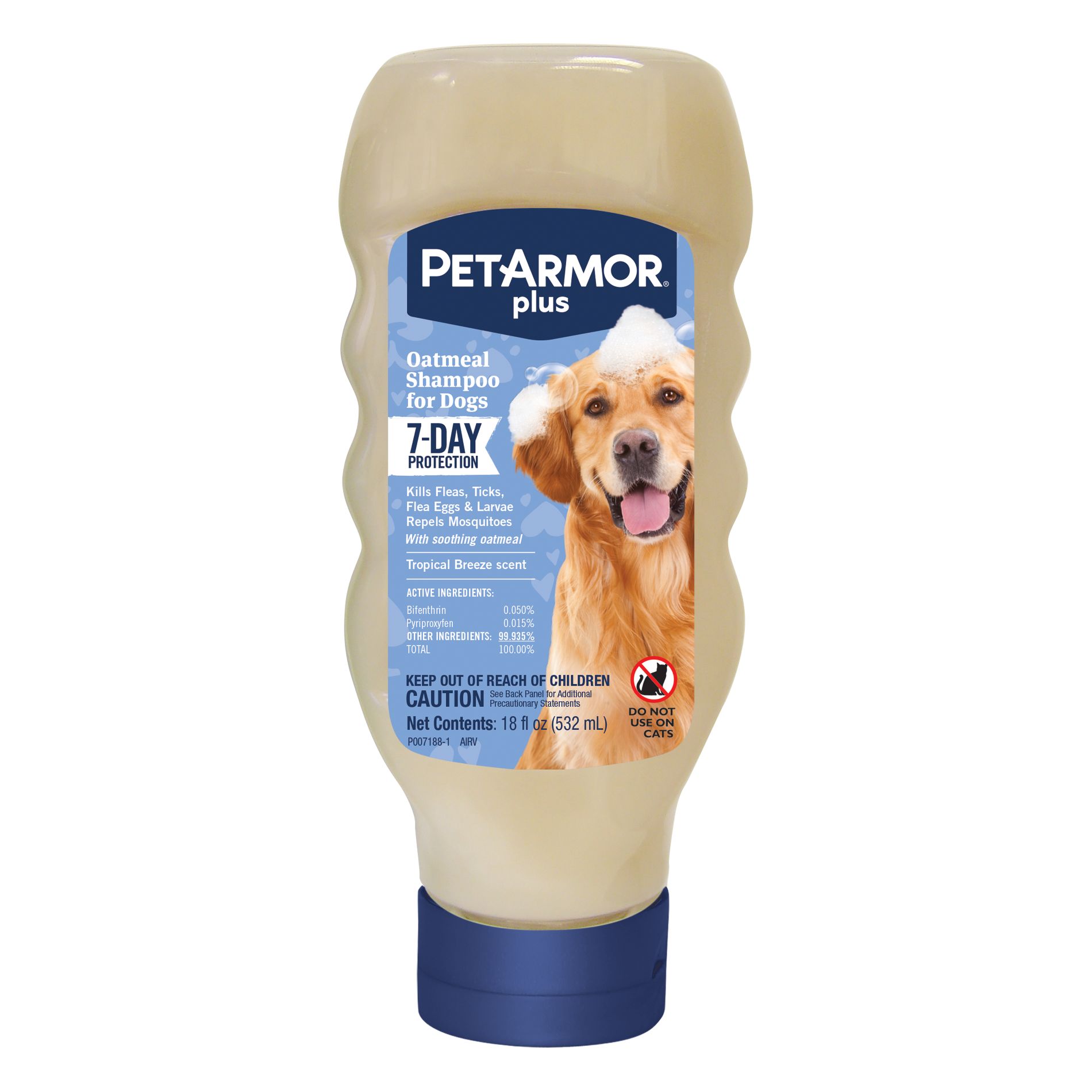 PetArmor Plus Shampoo for Dogs - 18 fl oz: Basic Cleansing, Nourishing, All Ages, Oatmeal Scent