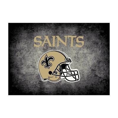  NFL New Orleans Saints 6'x8' Distressed Rug 