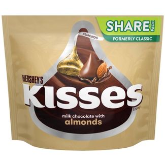 Hersheys Kisses Almond Chocolate Candy - 10oz