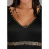 HalloweenCostumes.com Women's Goddess Black Dress - 4 of 4