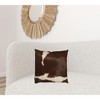 18"  Cowhide Throw Pillow - 2 of 4