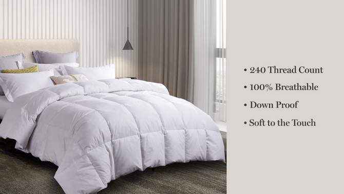 Goose Feather & Down Comforter White - Martha Stewart, 2 of 6, play video