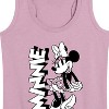 Women's - Disney - Minnie Black And White Graphic Racerback Tank - 2 of 4