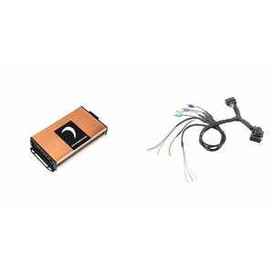 Diamond Audio MICRO2V2 Series 2-Channel Full Range Class D Amplifier with MSTLINK T-Harness for '14-23 HD Factory Radios to Aftermarket Amplifiers - 1 of 4