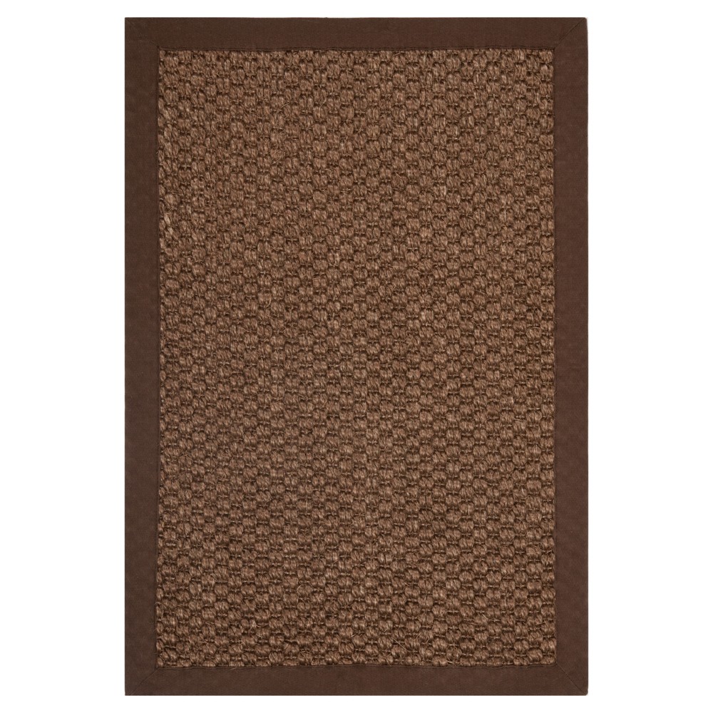 2'x3' Carson Natural Fiber Accent Rug Chocolate - Safavieh