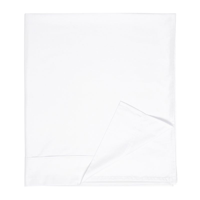 Flat Sheet Only, 400 Thread Count 100% Cotton Sateen, Soft & Durable by California Design Den, 1 of 9