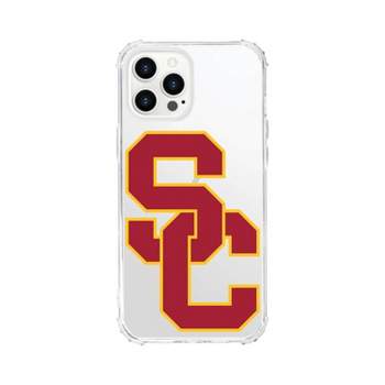 NCAA USC Trojans Clear Tough Edge Phone Case - iPhone 12/12 Pro