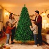 SUGIFT 6ft Full Artificial Christmas Tree with 864 Branch Tips, Metal Stand, Flame-Retardant PVC, Easy Assembly, Holiday Decoration - 3 of 4