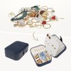 Unique Bargains Travel Small Portable PU Leather Storage Display Holder Jewelry Box for Women's Girls' Gifts - 2 of 4