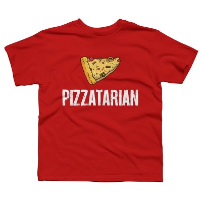 Boy's Design By Humans Pizza Lover, I Love Pizza, I'm a PizzaTarian, Pizza based feed By Newsaporter T-Shirt