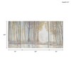 AZL1 Life Concept Wall Art 3 Piece Triptych Canvas Forest Reflections with Textured Design for Modern Energetic Home Decor, Beige, 33.27"*4.53"*32.68" - 4 of 4