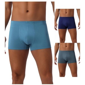 INSPIRE CHIC Men's 3 Pack Underwear Regular Fit Soft Comfortable Boxer Briefs - 1 of 4