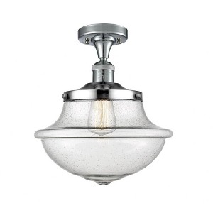 Oxford - 1 Light Semi-Flush Mount In Traditional Style-13.5 Inches Tall and 11.75 Inches Wide - 1 of 1
