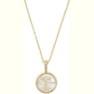 Gold Initial Necklace for Women, Personalized Letter Pendant with Gift Box for Christmas & Birthday - 1 of 4