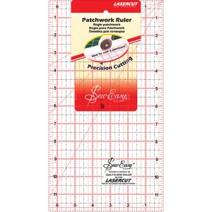 Tacony SewEasy Patchwork Quilt Ruler-12"X6.5" - 1 of 2