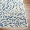 Hauteloom Erno Blue Leopard Print Area Rug - 2 of 4