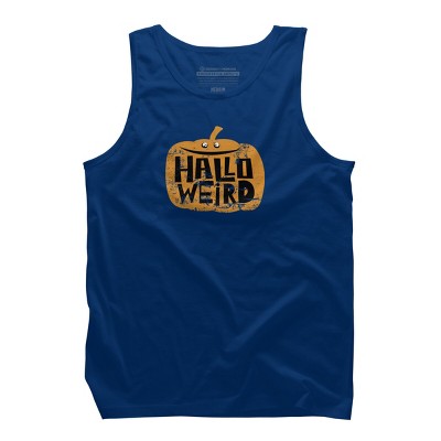 Men's Design By Humans Halloween Halloweird By Spindriftdesigns Tank Top