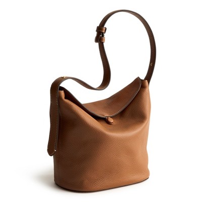 Vera Bradley Women's Leather Astoria Shoulder Bag Roasted Pecan — фото 2