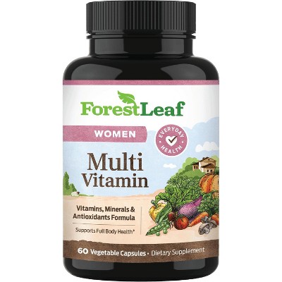 Forest Leaf Women's Multi-Vitamin Formula, Vitamins, Minerals & Antioxidants - 60 Caps