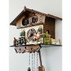 Chalet Desktop Cuckoo Clock 10 Inch With Girl On Rocking Horse, Waterwheel, 12 Melodies, Hourly Cuckoo By River City Clocks - 4 of 4