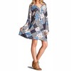 Women's Floral Patchwork Print Dress - Velzera - 2 of 3