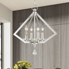 Livex Lighting Diamond 4 - Light Chandelier in  Polished Nickel - 2 of 4