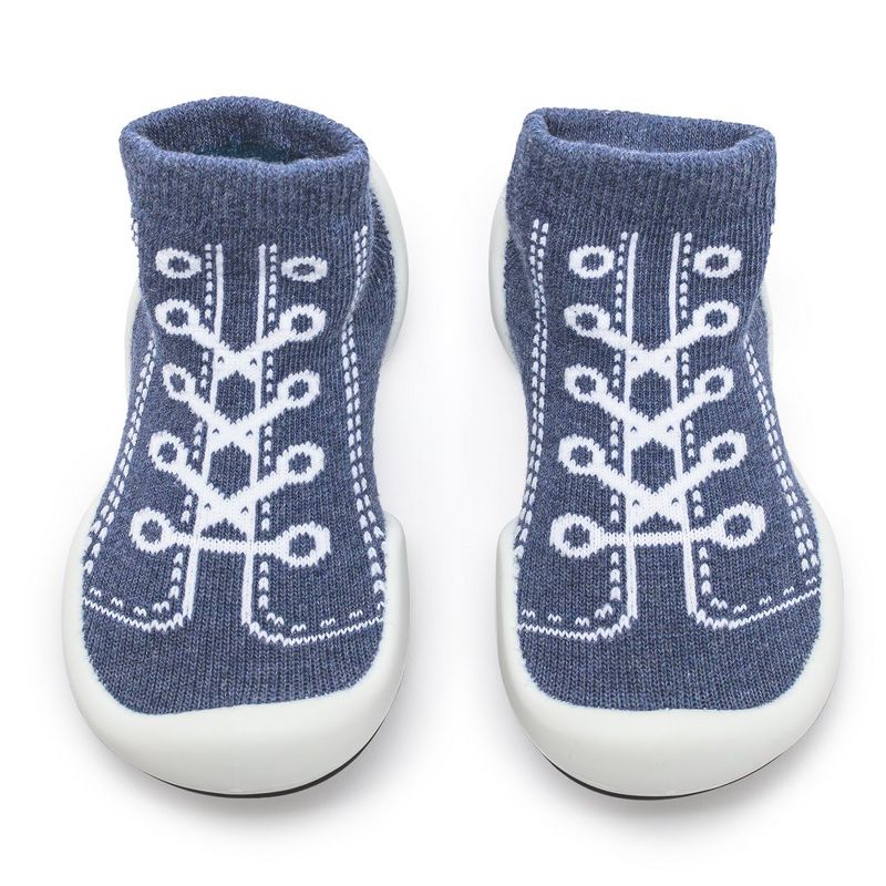 Komuello Toddler First Walk Sock Shoes - Sneaker Denim, 1 of 11
