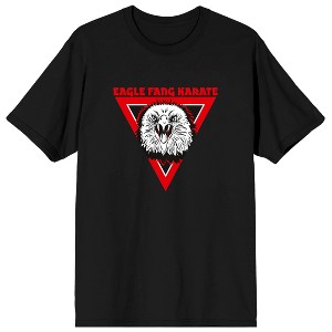 Cobra Kai Eagle Fang Karate Men's Black Graphic Tee - 1 of 3
