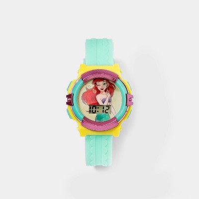 Kids' Disney Princess The Little Mermaid Silicone Watch - Green