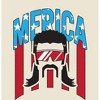 Americana Merica Mustached Man Men's Crew Neck Short Sleeve Tee - 2 of 2