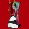 Junior's Design By Humans Panda, Bamboo & the Moon By ikaruz T-Shirt - 2 of 3