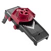 MuellerLiving Mandoline Slicer for Kitchen, Adjustable Vegetable Chopper, Fruit, Cheese Grater, Potato Chips Slicer - Black - 2 of 4