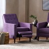 CENGHU Mid-Century Modern Recliner Chair for Adults, Comfy Modern Accent Armchairs, Accent Chair, Single Sofa Chair for Living Room, Bedroom - 3 of 4
