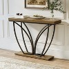 Tribesigns 41.3"Sofa Table, industrial Behind Couch Furniture, Narrow Long Console Table for Entryway, Living Room, Hallway, Office, Rustic Brown - 3 of 4