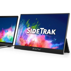 SideTrak Solo Pro 15.8" Freestanding Portable Monitor for Laptop - IPS Full HD 1920x1080 USB Anti-Glare LED Display with Kickstand- Black - 1 of 4