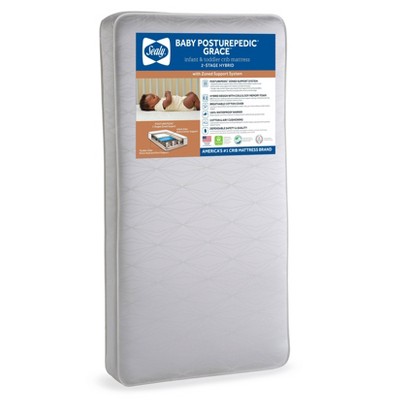 Sealy Baby Posturepedic Grace 2-Stage Crib and Toddler Mattress