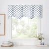 Ellis Curtain Manchester 3" Rod Pocket 100% Cotton Machine Wash and Dry Tailored Valance 50" x 16" Blue - 2 of 4