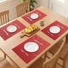 REGALWOVEN Farmhouse Placemats Set of 8 Woven Placemats for Dining Table Decor Indoor Washable Kitchen Table Mat - 3 of 4