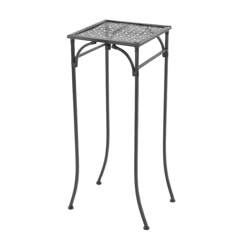 Set of 3 Traditional Iron Rectangular Plant Stands - Olivia &#38; May, 6 of 10