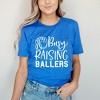 Simply Sage Market Women's Busy Raising Ballers Baseball Short Sleeve Graphic Tee - 2 of 4