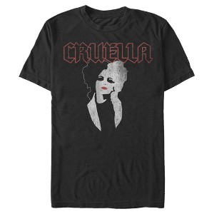 Men's Cruella Rocker Portrait T-Shirt - 1 of 3